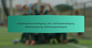 Ausgewogene Verteidigung: Lauf- und Passverteidigung, Spieleranpassung, Abdeckungsstrategien