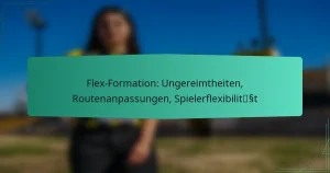 Flex-Formation: Ungereimtheiten, Routenanpassungen, Spielerflexibilität
